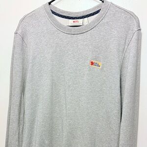 Fjällräven Men’s Gray Crewneck Sweatshirt – Size M